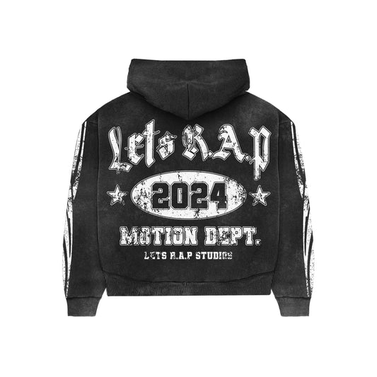 Motion Dept. Zip-Up (Black)