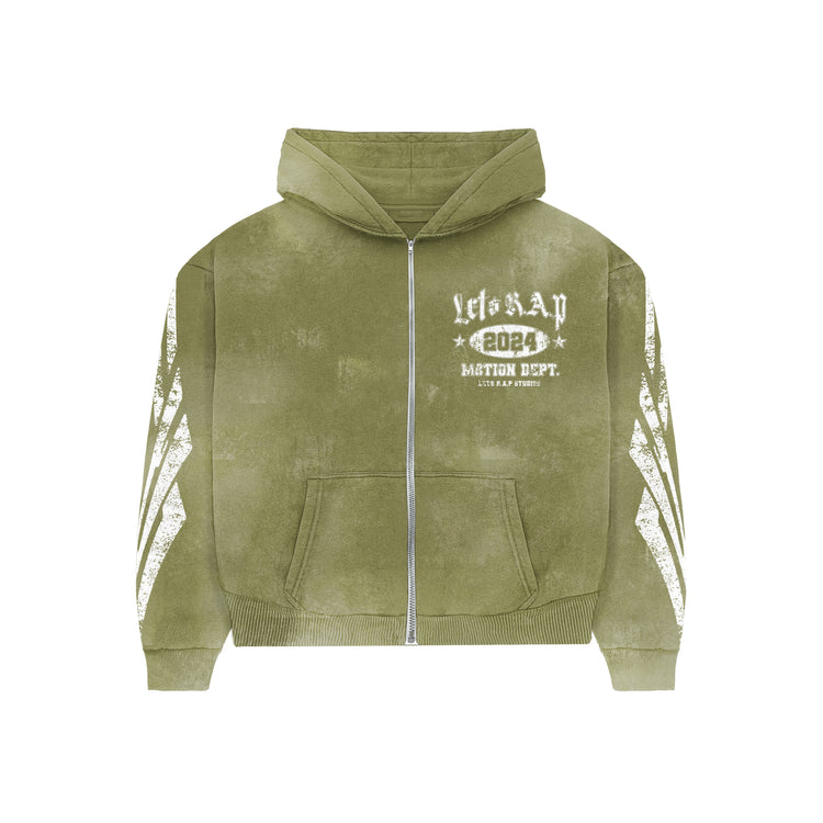 Motion Dept. Zip-Up (Green)